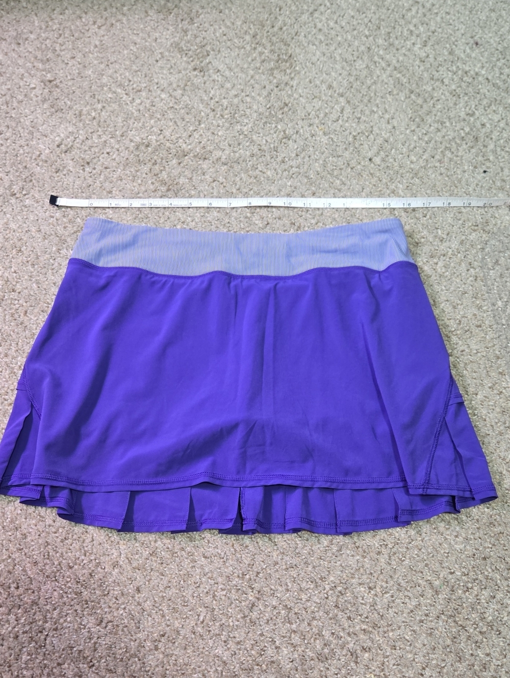 Lululemon Athletic Purple Skort with Pleated skirt